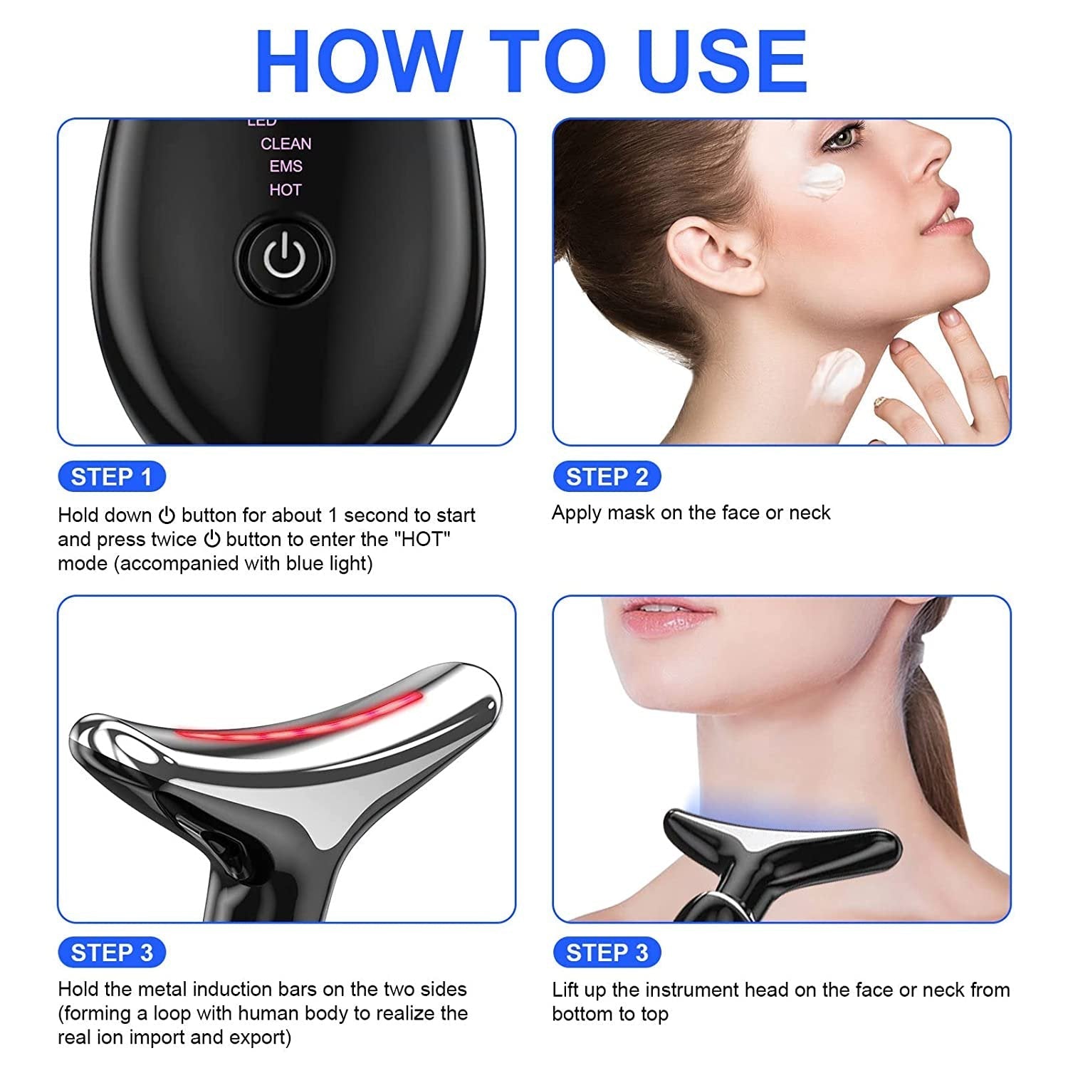 Facial and Neck Lifting Massager