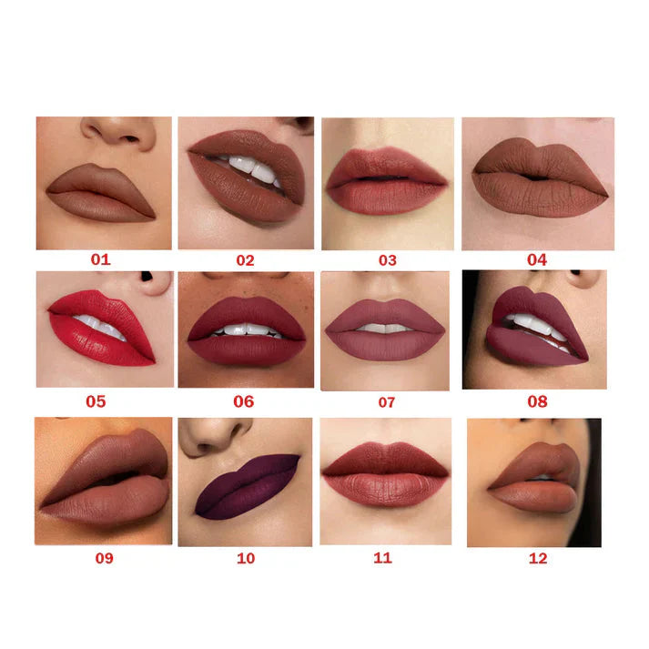 Golden Rose 12 Colors - Clear Lipstick Pencil Set