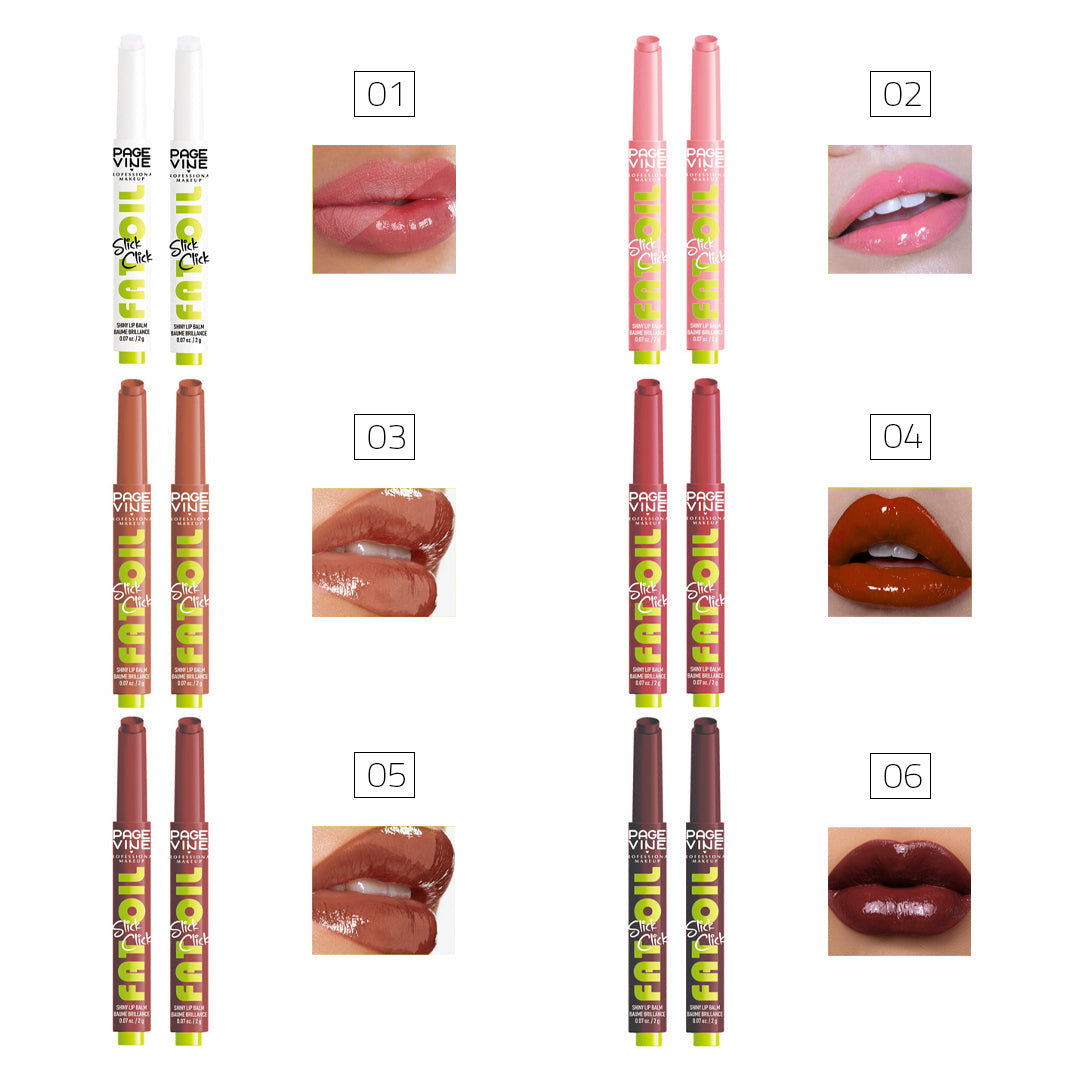 Page Vine Fat Oil Shiny Lip Balm - Buy 1 Get 1 Free