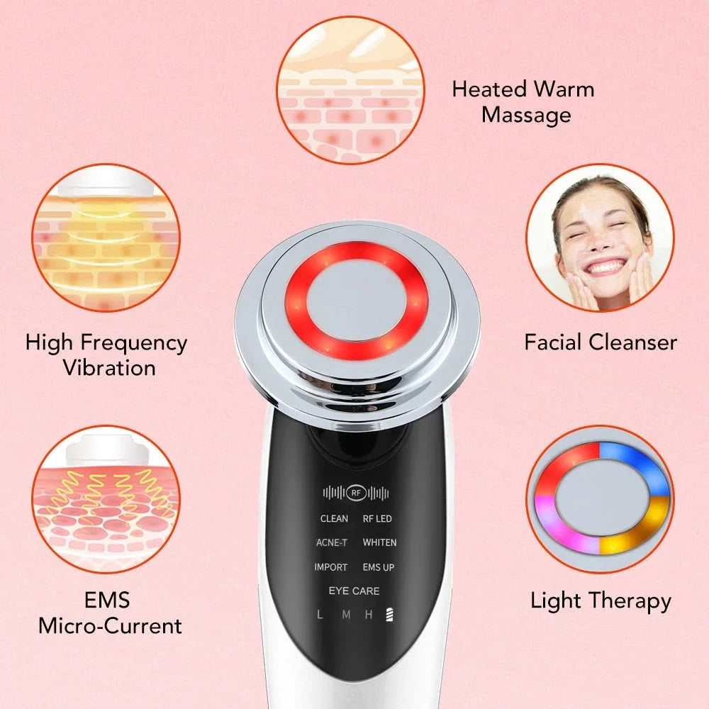 7 in 1 Face Lift Device -  Cleansing Rejuvenation