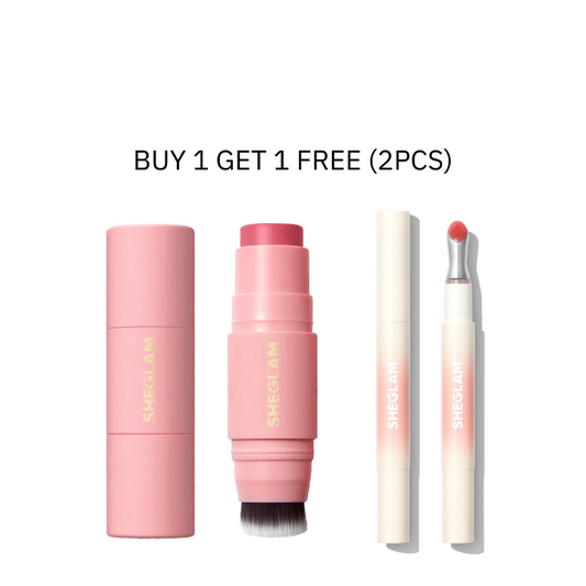 Sheglam Skin Stick and Sheglam hydrating plumping lip gloss