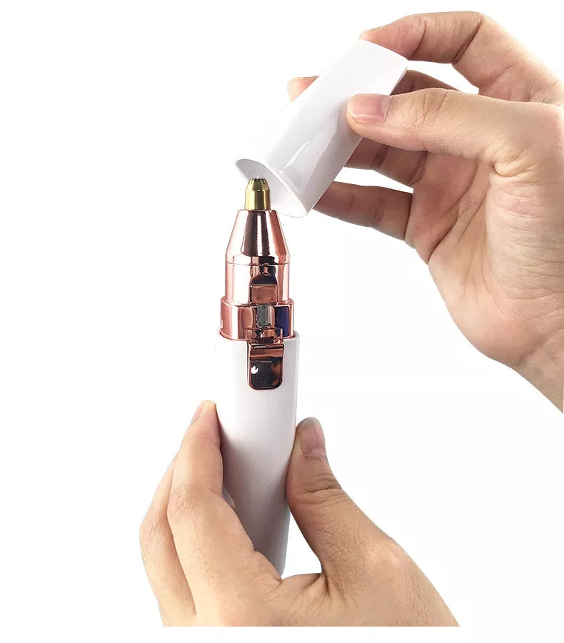 2 in 1 Eyebrow Trimmer & Facial Hair Remover