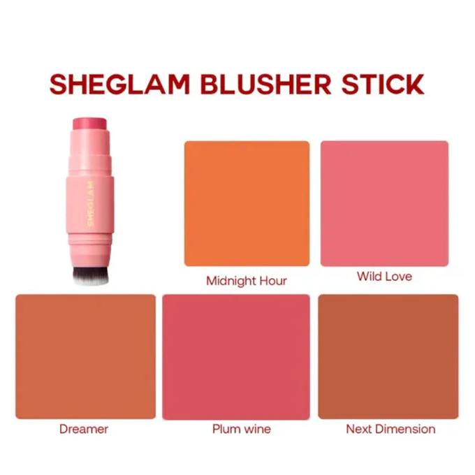 Sheglam Skin Stick and Sheglam hydrating plumping lip gloss