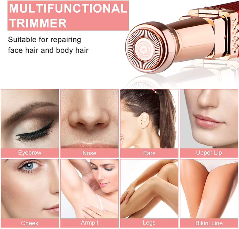 2 in 1 Blawless Fascial And Eyebrow Hair Remover