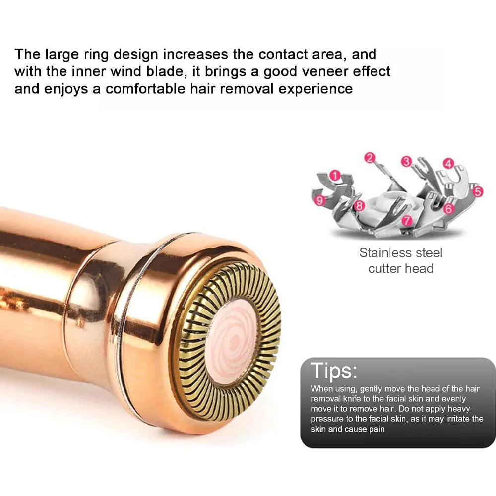 2 in 1 Blawless Fascial And Eyebrow Hair Remover
