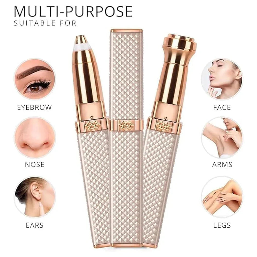 2 in 1 Blawless Fascial And Eyebrow Hair Remover