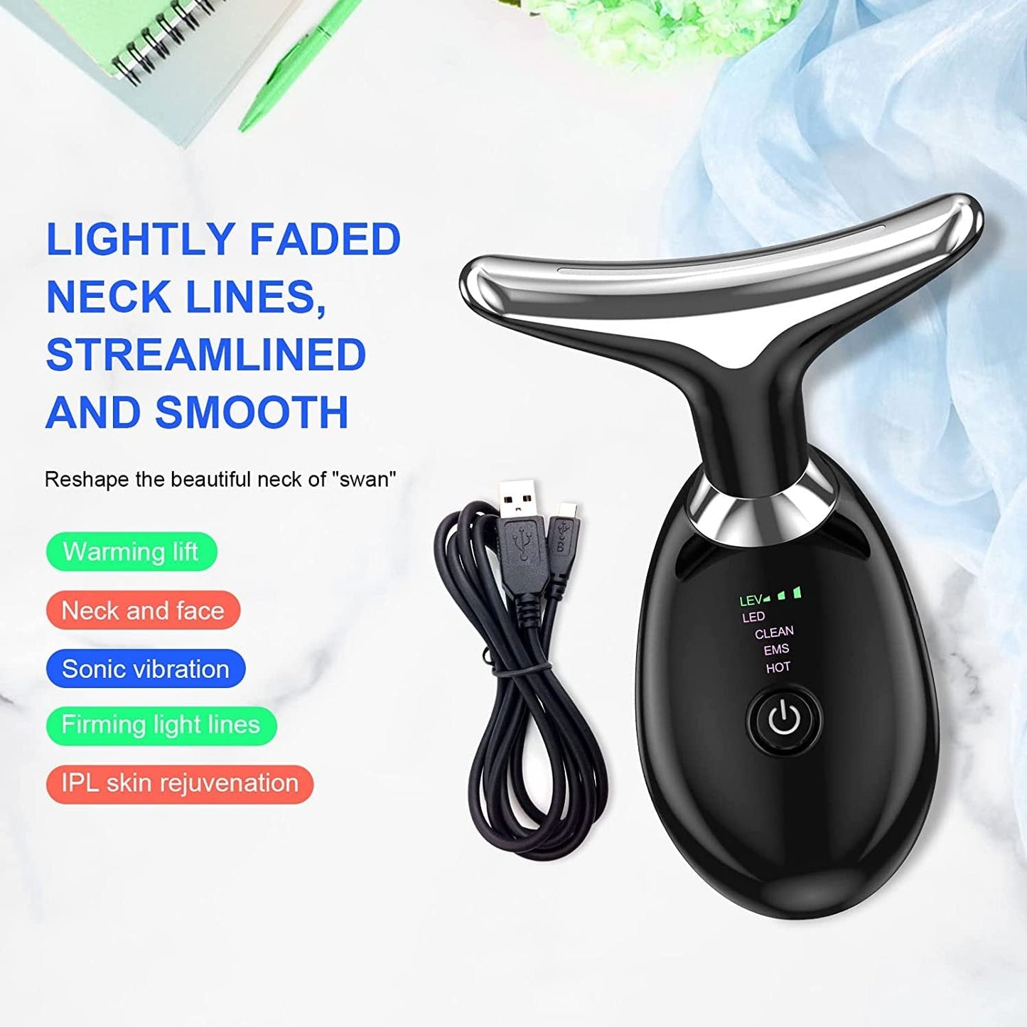 Facial and Neck Lifting Massager