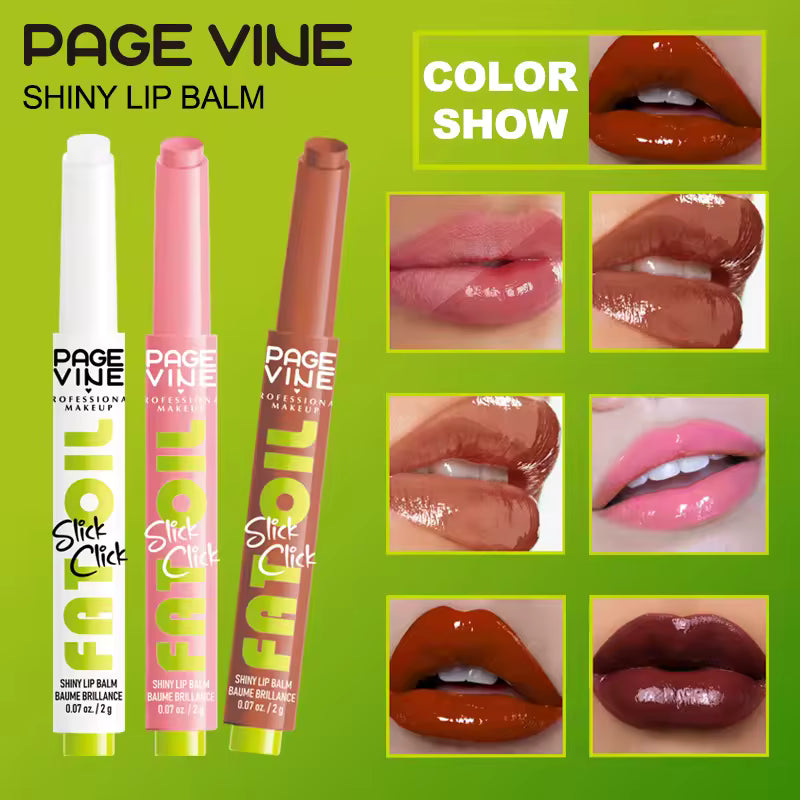 Page Vine Fat Oil Shiny Lip Balm - Buy 1 Get 1 Free