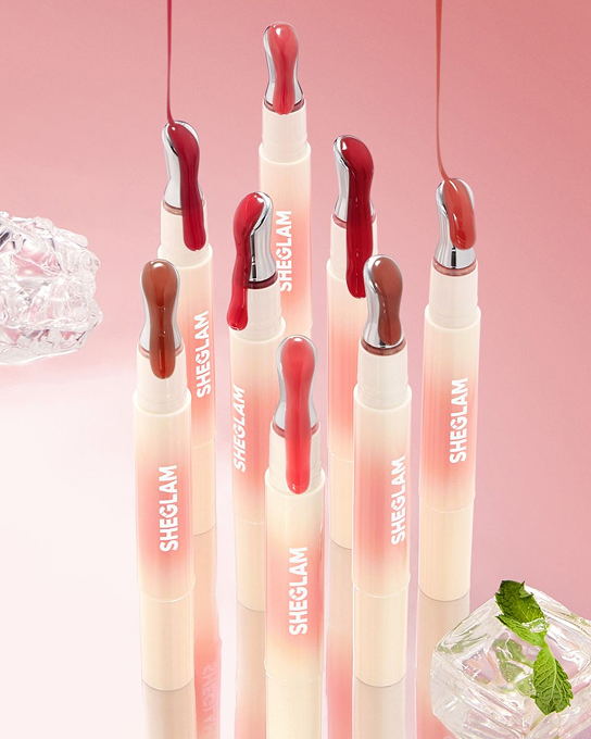 Sheglam Skin Stick and Sheglam hydrating plumping lip gloss