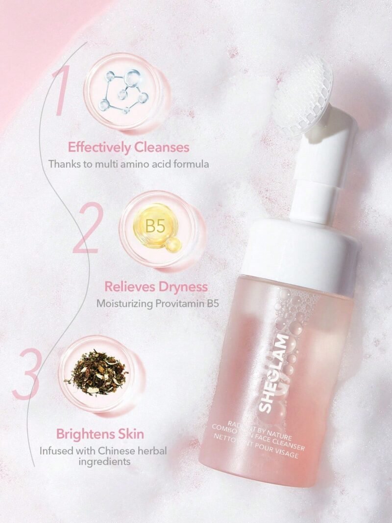 Sheglam Radiant By Nature Combo Skin Face Cleanser - Image 2