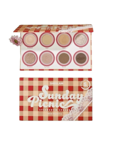 Sheglam Sunday picnic eyeshadow spread