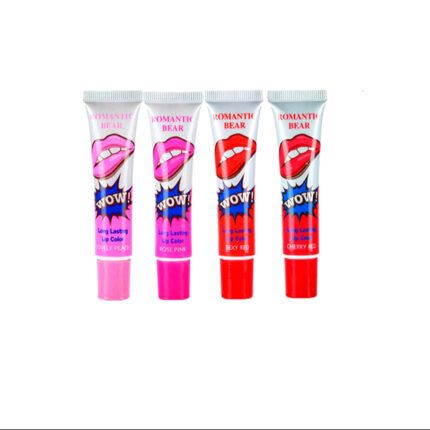 4 Colors Peel Off Liquid Lipstick Tattoo Waterproof Long Lasting