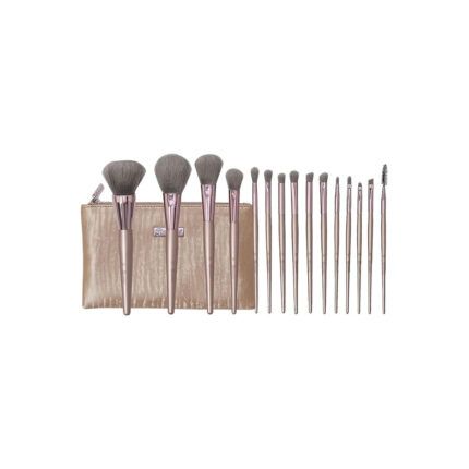 Lavish Elegance 15 Piece Brush Set With Cosmetic Bag by BH Cosmetics